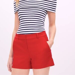 Sandro shorts - red 100% cotton chino type shorts